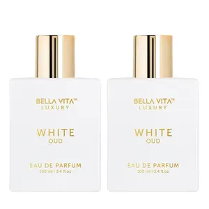 BellaVita Luxury's White Oud x 2 | Unisex Eau De Parfum | Orange, Freesia & Wood Notes | Made with Clean & Natural Essential Oils | Cruelty Free