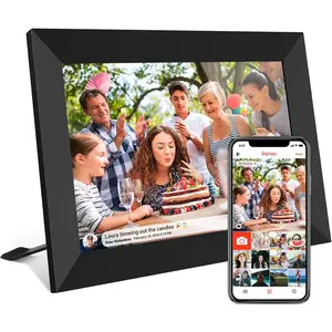 32GB FRAMEO 10.1 Inch  WiFi Digital Photo Frame 1280x800 IPS LCD  Screen, Auto-Rotate Portrait and Landscape,  in 32GB Memory, Share Moments Instantly via Frameo App from Anywhere