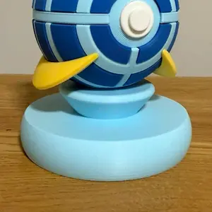 Single Circular Stand for Pokeball Display - Made to Order (3D Printed using High-Quality PLA), Display Organizer Racks