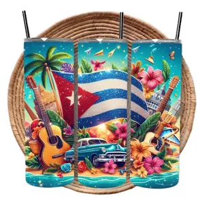 Tumbler 20 oz cubano soy. Bottle Water, Bottles Drinkware, Portable Coffee Water Bottles cup