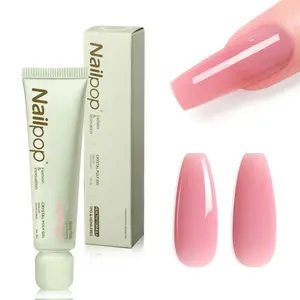 Nailpop Crystal Poly Nail Gel Quick Natural Nails Nude Pink Options Long Lasting Shine
