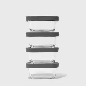 Square Glass Food Storage Containers