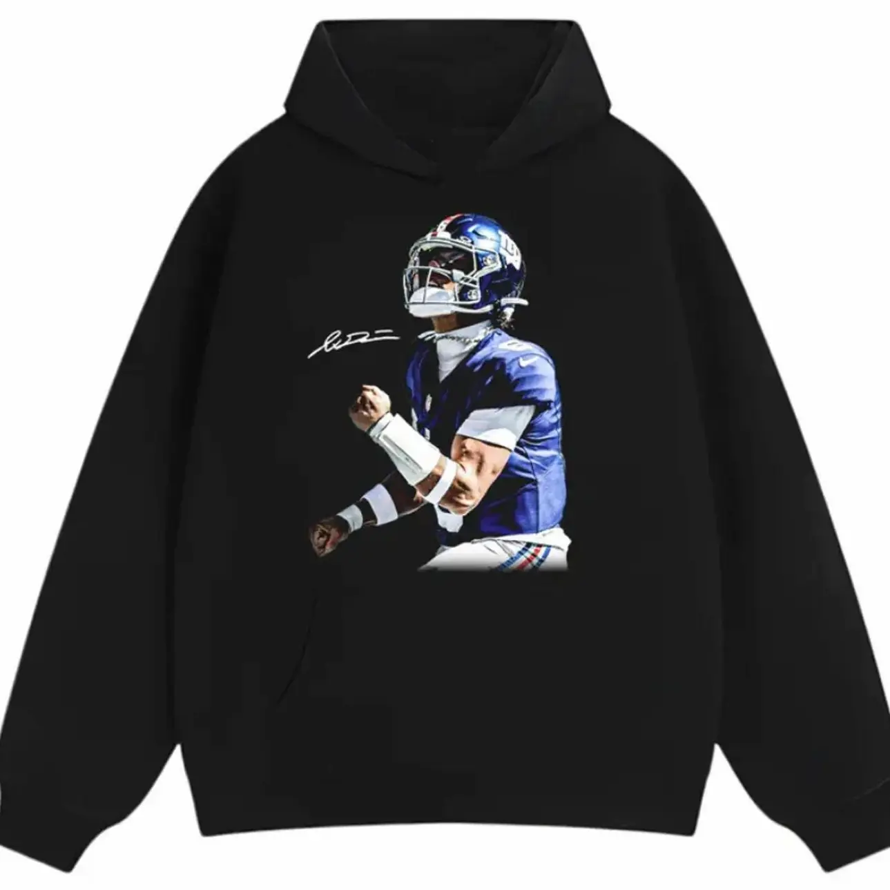 Unisex Jaxson Dart Aura Graphic Hoodie - Menswear Sweatshirts, Youth Longsleeves Oversized Cotton Pullover Tops, Breathable Comfortable Streetwear Apparel for Thanksgiving, Easter
