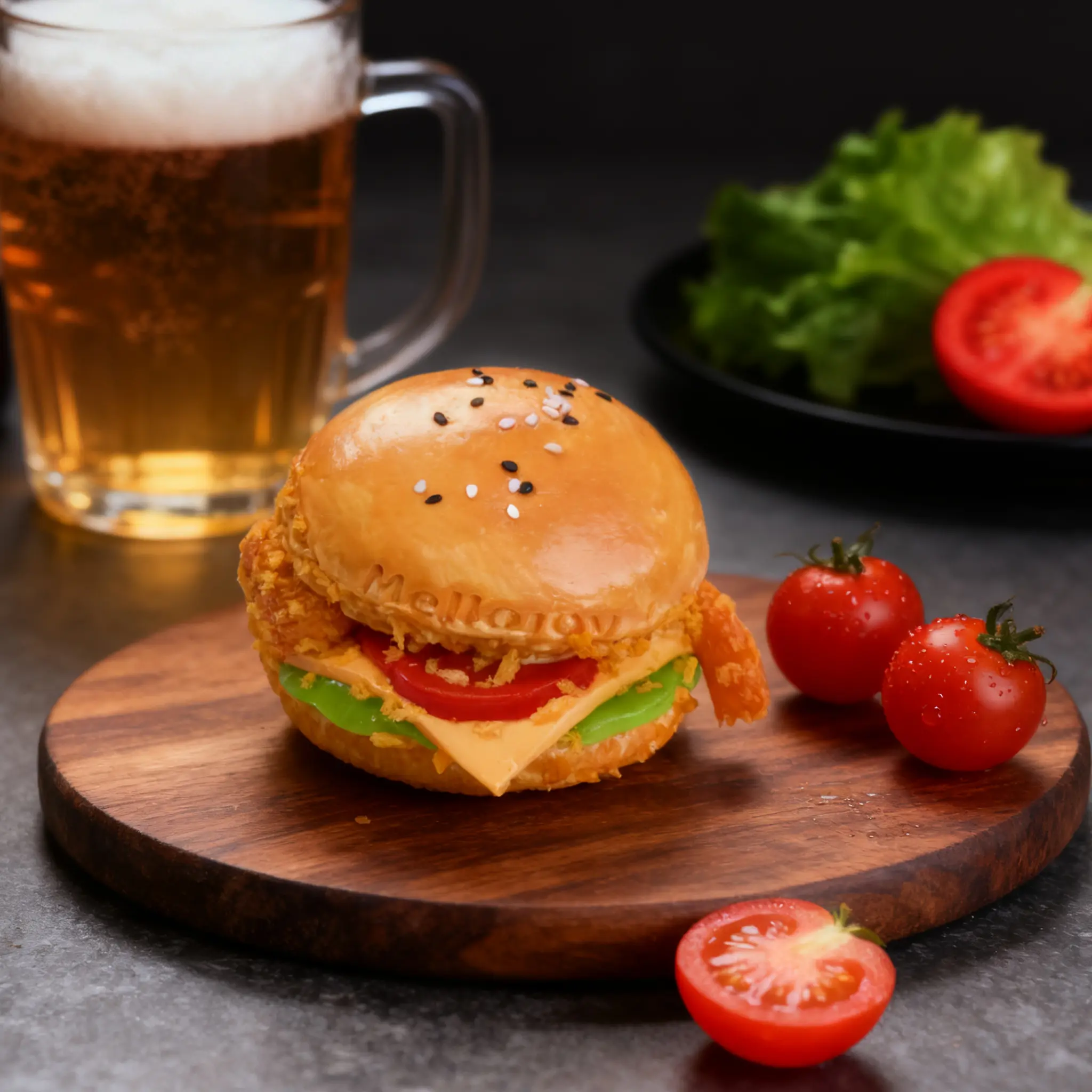 Mellojoy - Burger Squish King Series【Whipping Cream Texture