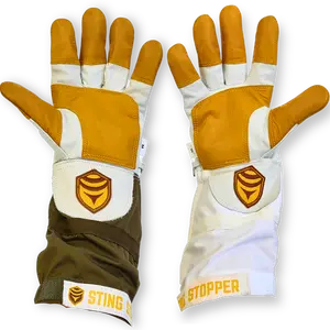 Heavy Duty Goat Skin Beekeeping Gloves