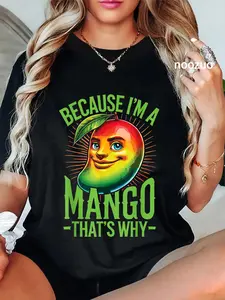 100% Cotton Mango Meme Fruit Lover Fruit Mango I'm A Mango T-Shirt