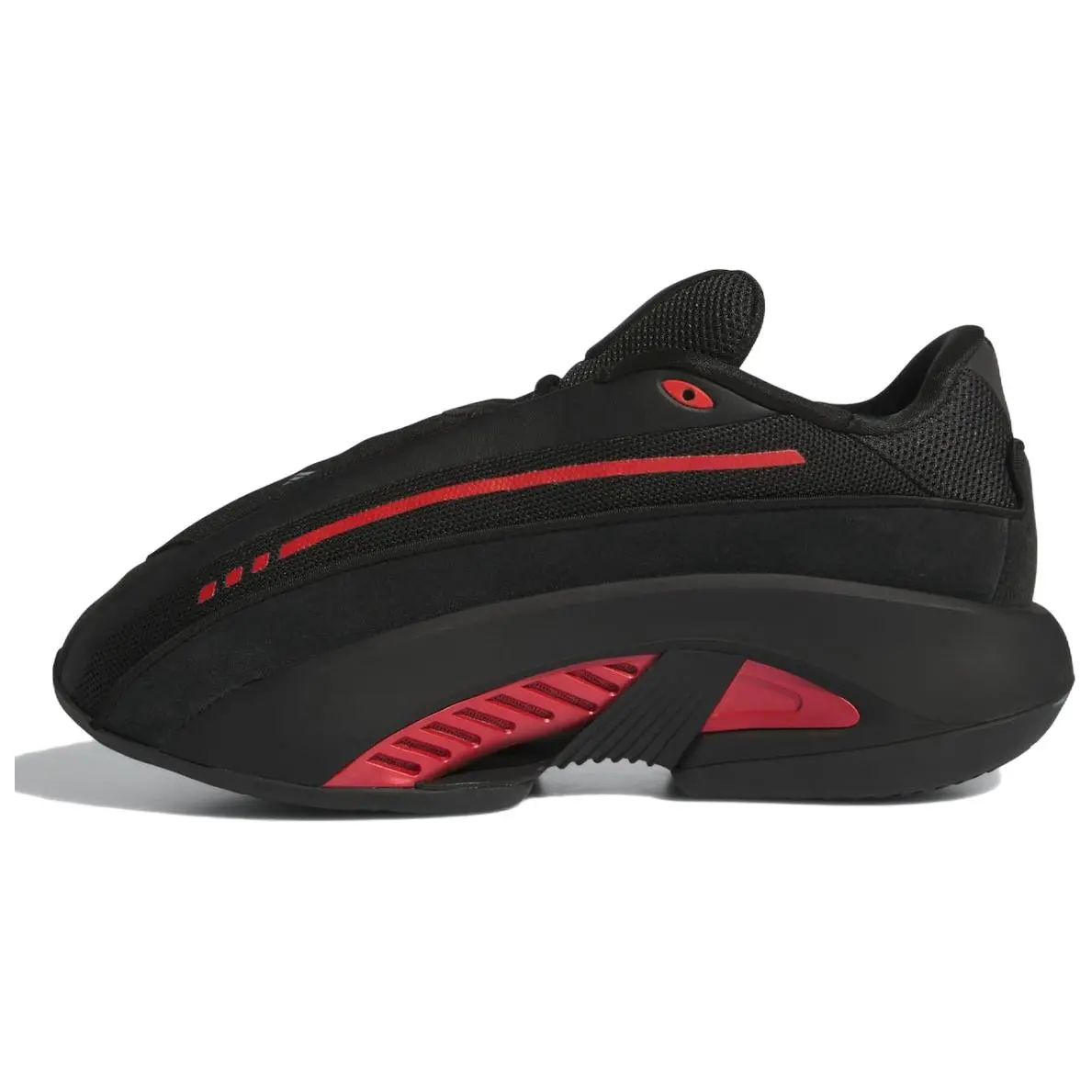 Adidas Mad IIInfinity Core Black Red' Retro Versatile Durable Non-slip Low Top Basketball Shoes Unisex IF7125