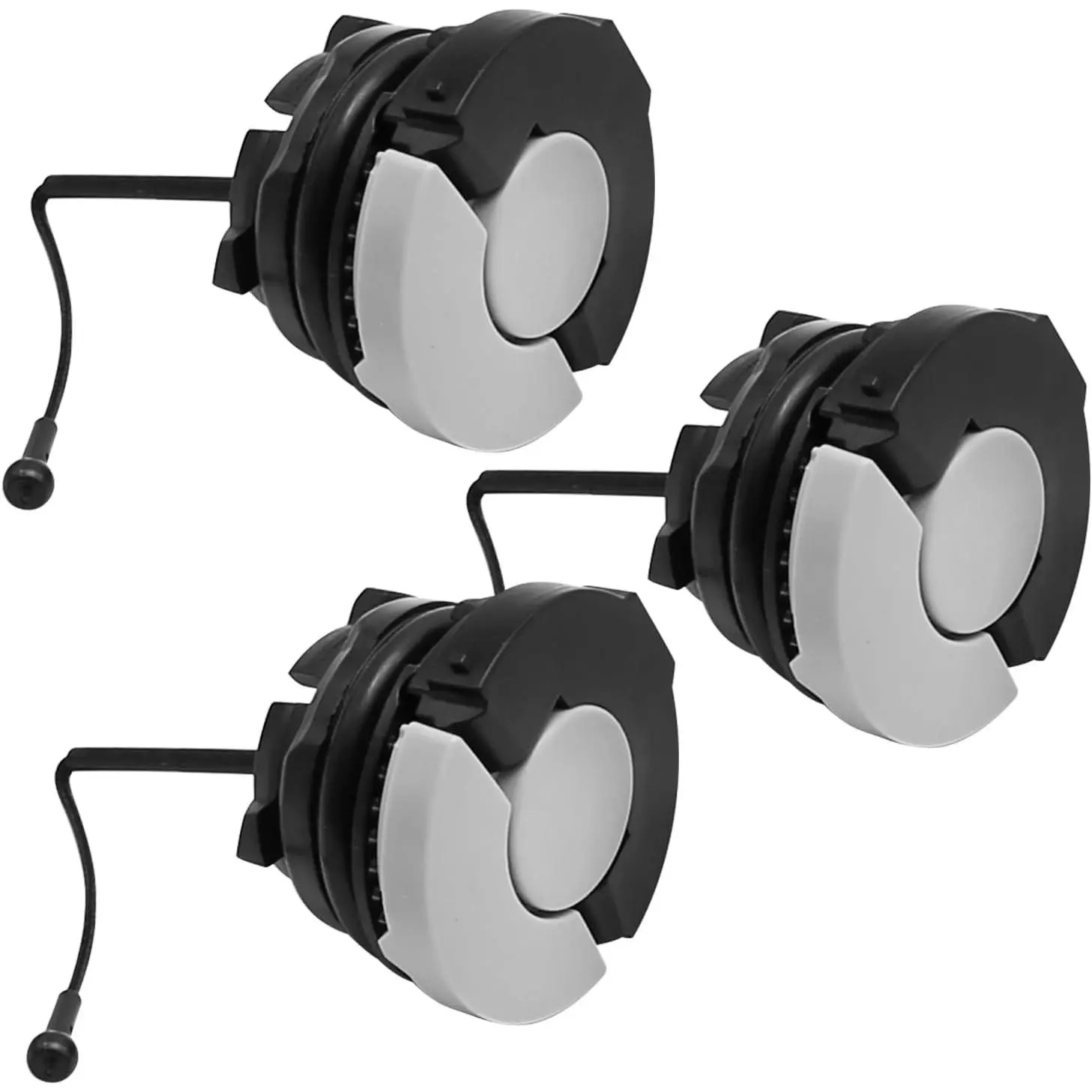 3 count Chainsaw Gas Cap, Replacement for Stihl FS90R FS90 FS100 FS110 HT100 HT101 MS192T MS200 MS290 MS380  Cap Brushcuter Hedge Trimmer Pole Pruner Blower, Chainsaw Oil Cap