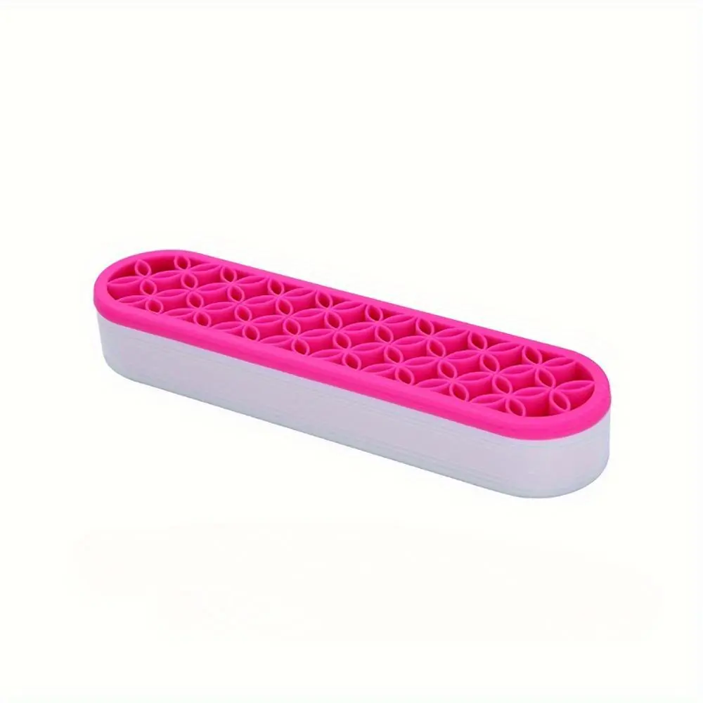 [Waterproof Ink Brush Holder] Waterproof CYFUN DESIGN Plastic Ink Brush Holder - Rectangular Craft Storage Rack for Blending Brushes & Accessories, Multi-Color Organizer for Artists, Artist Supplies
