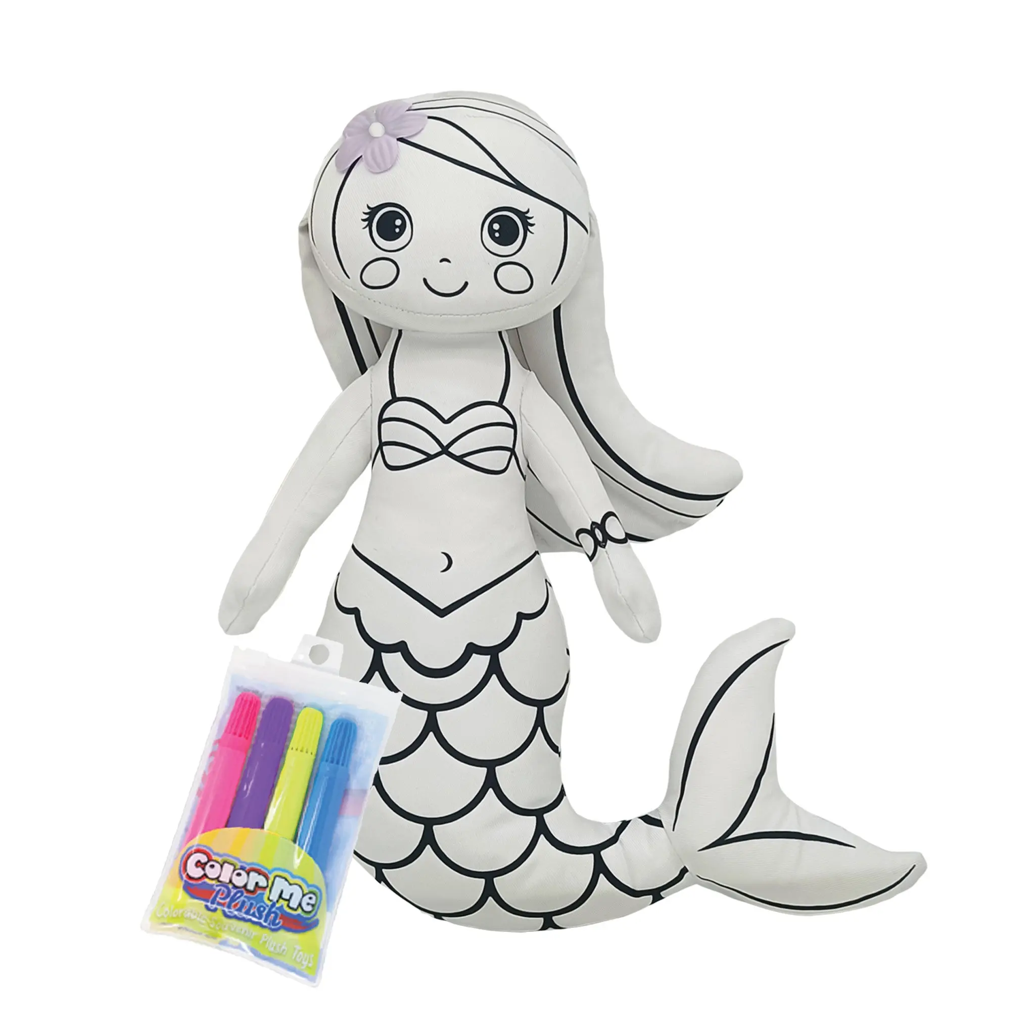 12" Color Me Plush™ Mermaid
