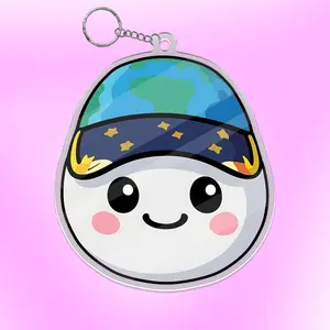 [HOT KEYCHAIN] Artemis II 2Side Keychains, Indicator Plush Keychain Artemis Inspired Cute Space Mascot, NASA Fan Gift, Backpack Charm, Space Lover Keychain