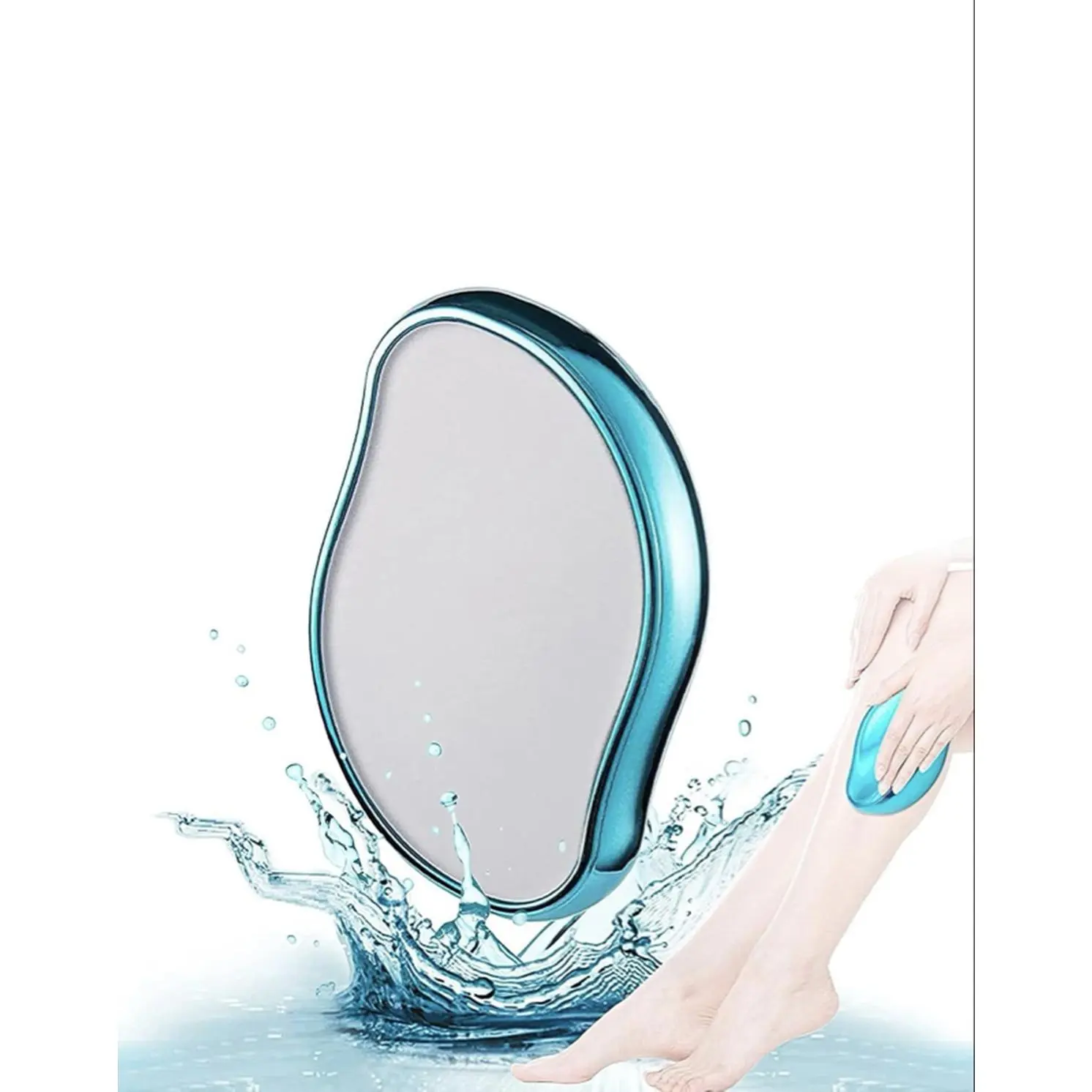 Crystal Hair Removal Eraser Glass Painless Epilator Exfoliation Hair Remover for Smooth Skin Care