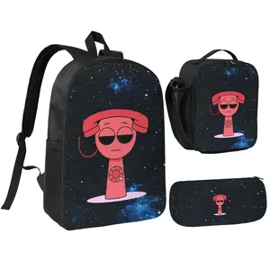 This stylish backpack features a Sprunki-inspired design, perfect for students, professionals, and travelers—ideal for school, work, or leisure.