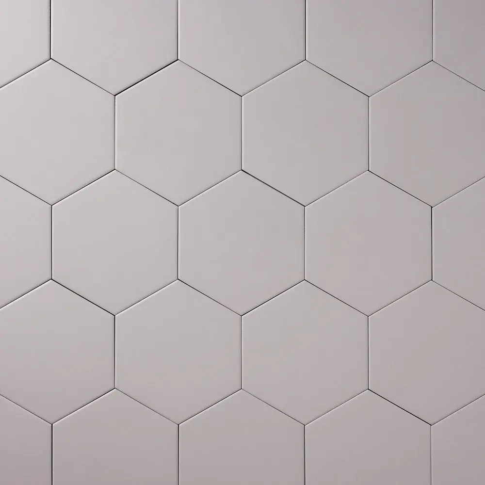 Venice Acero 5x6 Hexagon Matte Porcelain Tile Sample