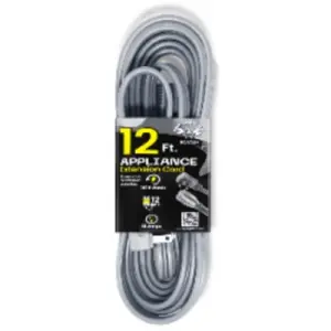 212 MAIN 12 ft. 14-3 SPT Gray Appliance Cord with Grounded Wire