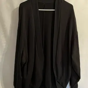 Women’s Black Long Sleeve Cardigan with Pockets Top Casual