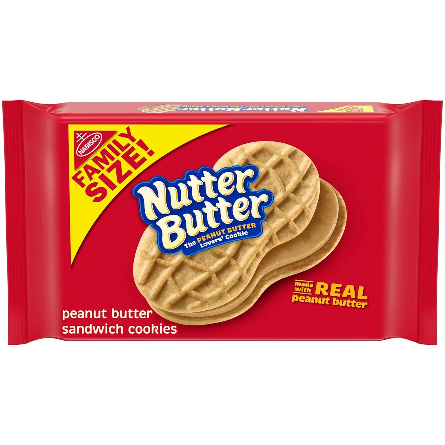 Nutter Butter Family Size Peanut Sandwich Cookies, 16 oz