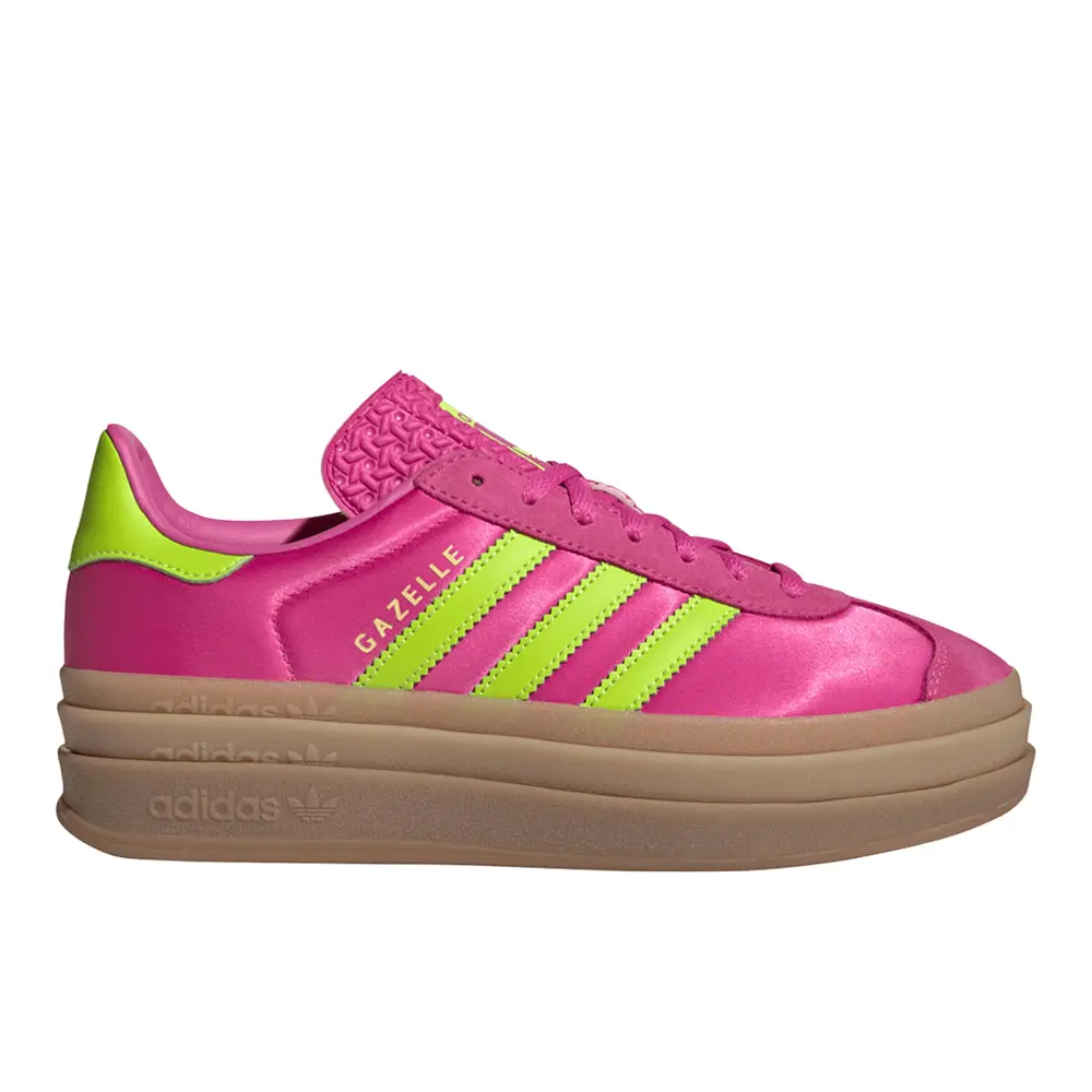 adidas Womens Gazelle Bold Sneakers Shoes Casual - Pink