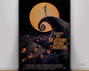 The Nightmare Before Christmas Poster , Wall Art , Wall Prints , Home Decor , Kraft Paper Print , Gift Poster , Movie Poster 45785 208