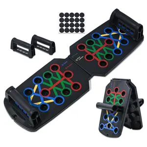 20 in 1 Push Up Board, Portable Multi-function Foldable Push Up Stand, Strength Training Equipment, Push Up Handles for Home Gym, Multifunctional Fitness Equipment