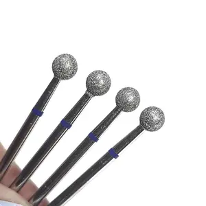 KMIZ Large Ball E-File Nail Drill Bit - Medium Grit 5.0mm