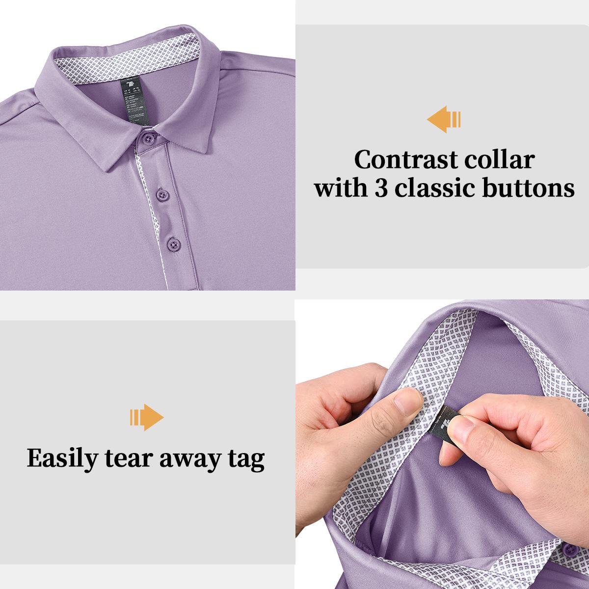TBMPOY Men's 3-Pack Printed Golf Polo Shirts - Men’s Clothes, Short Sleeves, Smart Casual Style, UPF 50+, Quick Dry, Lightweight 4-Way Stretch, Moisture Wicking, Color Stripes Graphic, Casual Athletic Polo Shirts for Golf, Tennis, Color Stripes Graphic Po TBMPOY Men's 3-Pack Printed Golf Polo Shirts - Men’s Clothes, Short Sleeves, Smart Casual Style, UPF 50+, Quick Dry, Lightweight 4-Way Stretch, Moisture Wicking, Color Stripes Graphic, Casual Athletic Polo Shirts for Golf, Tennis, Color Stripes Graphic Po