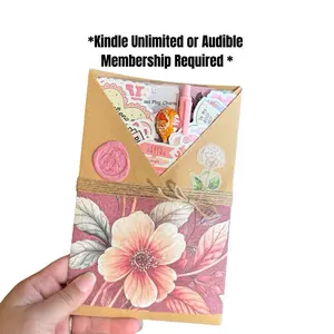 Bookaholic Blind Date with a Book for Kindle Unlimited and Audible Personalized Mystery Book Bundle Scene Curated Literary Adventure Gift for Readers and Listeners