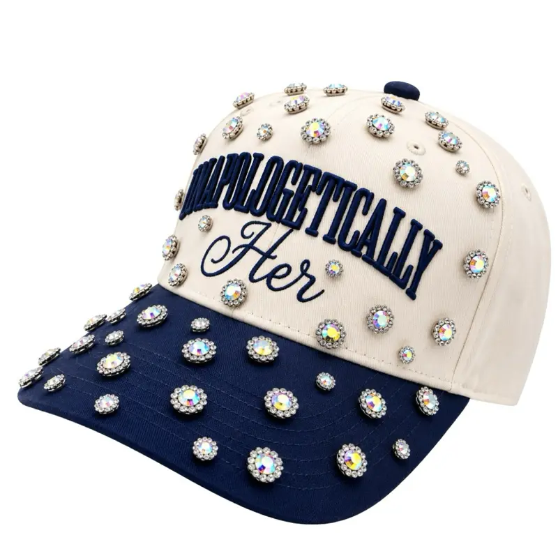 Bling Unapologetically Her Cap - Navy Blue