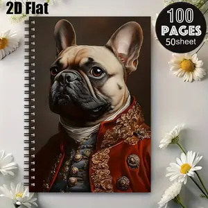 1 Spiral Coil Notebook 5.7x8.26 inch, Premium Lined Pages, Durable Binding, Ideal for Camping Journal, Travel Diary, Outdoor Adventure Log, Perfect Gift for Hikers & Travelers on Christmas, Birthday, Camping Trips [2D] Flat