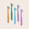 COCOLAB 5 Pack of Cocobrush Toothbrushes - Pool Blue, Bright Jade, Golden Poppy, Lilac Cloud, Cherry Blossom — 16x More Effective – Dentist-Designed Oral Care for a Cleaner, Brighter Smile