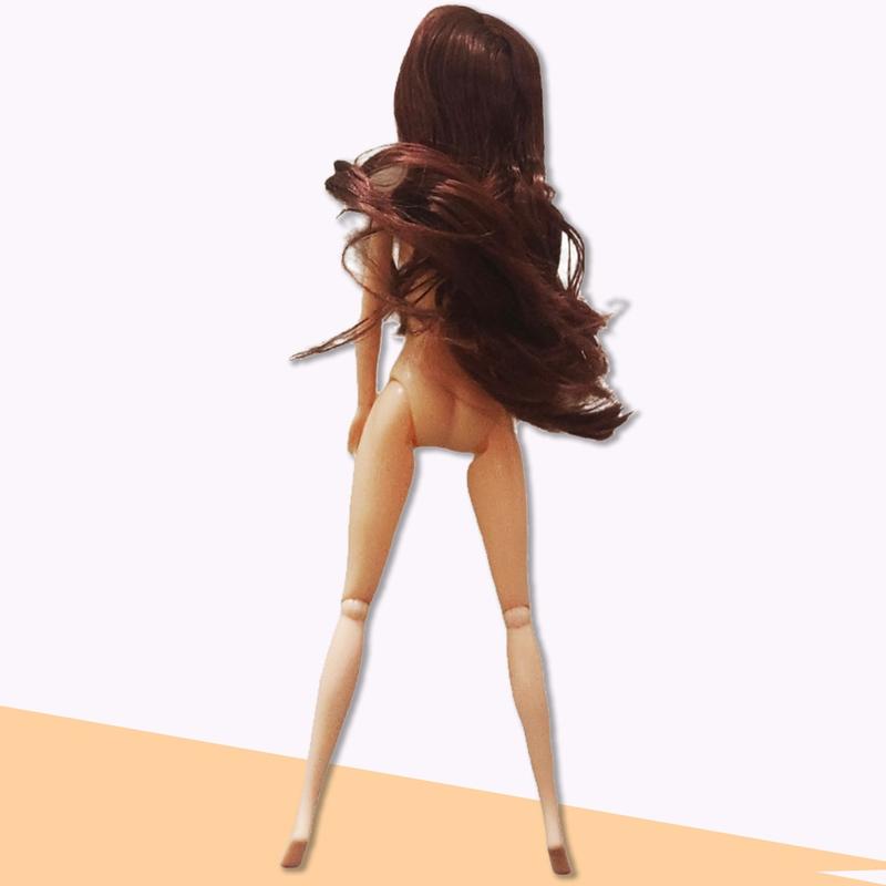 Fashion Doll Model with Stylish Hair Accessories, Collectible Doll Display Decorations, Perfect Holiday Gift for Kids and Adults, Cute Doll Collectible