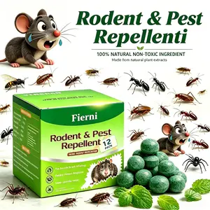12-Pack Botanical Rodent Repellent Balls,Peppermint & Cedarwood Oil Infused Indoor/Outdoor Odor Defense for Home, Garage,Warehouse & Storage Spaces