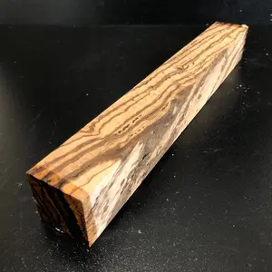 1.5"x1.5"x12" KD Birdseye Zebrawood Wood Spindle Turning Blank (#0031)