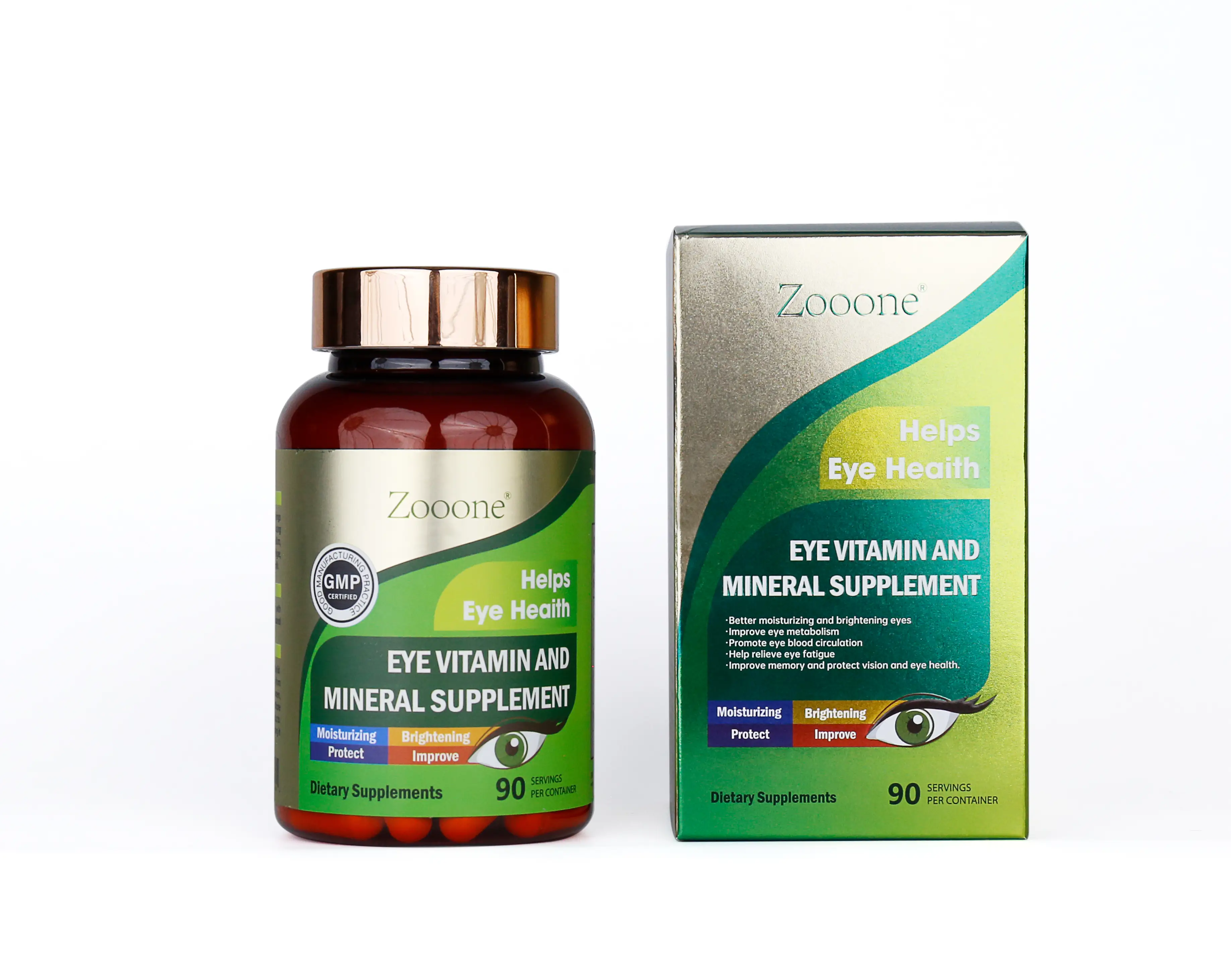 Zooone- JJ-Lutein 180 mg with Zeaxanthin to support eye health, 90 tablets