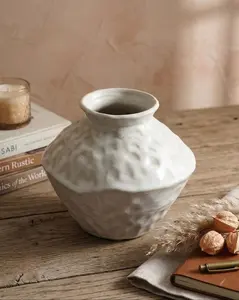 Verona Ceramic Dimple Vase