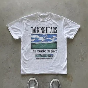 Comfort Colors Talking Heads Graphic T-Shirt, This Must Be the Place Lyric Tee, 70s Rock Inspired Shirt