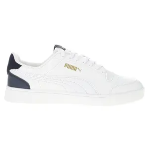 PUMA Mens Shuffle Lace Up Sneakers Shoes Casual - White