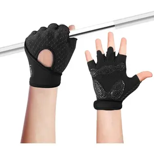Workout Gloves, Ventilated Grip Exercise Gloves for Boys and Girls Weightlifting Hanging Gym,  3-12
