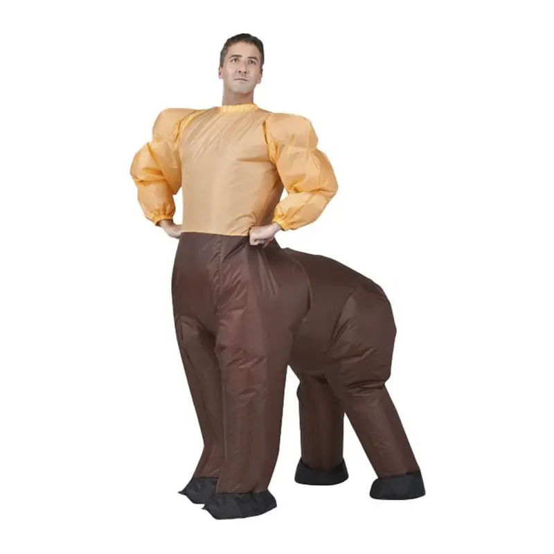 Horse and horse inflatable suit