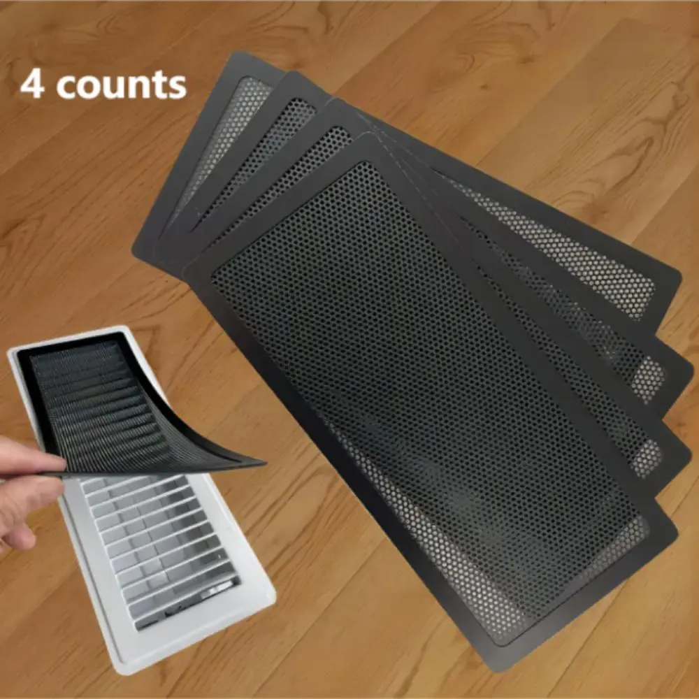 Magnetic Mesh Vent Cover, 4 Counts/set Floor Vent Cover, Ceiling Vent Mesh Cover, Home Supplies, Fall Decor, Boyfriend Gift, 2024 Home Bundles
