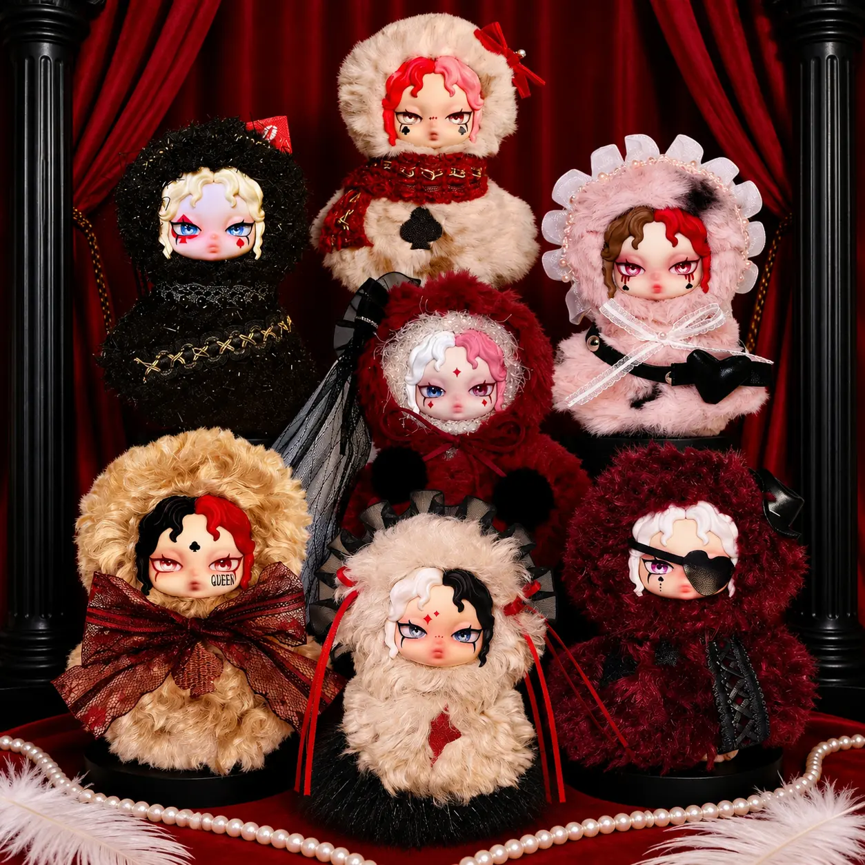 [ZFAZ] ALICE The Contract of Cards Series Plush Blind Box Collectible Plush Figure[No Returns or Exchanges Once Opened]