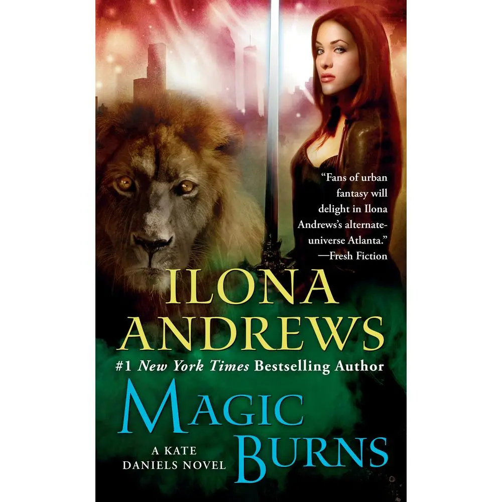 USED Book - Magic Burns by Andrews, Ilona (Mass Market Paperback) - english