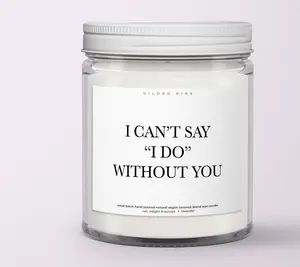 I Can't Say I Do Without You, Bridesmaid Proposal Gifts, Maid of Honor Proposal, MOH Gift Idea, Bridal Party Ask Candle