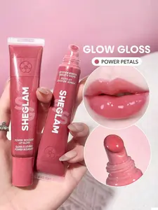 SHEGLAM Power Bouquet Lip Gloss – Power Petals | Plumping Shiny Hydrating Lip Oil Gloss