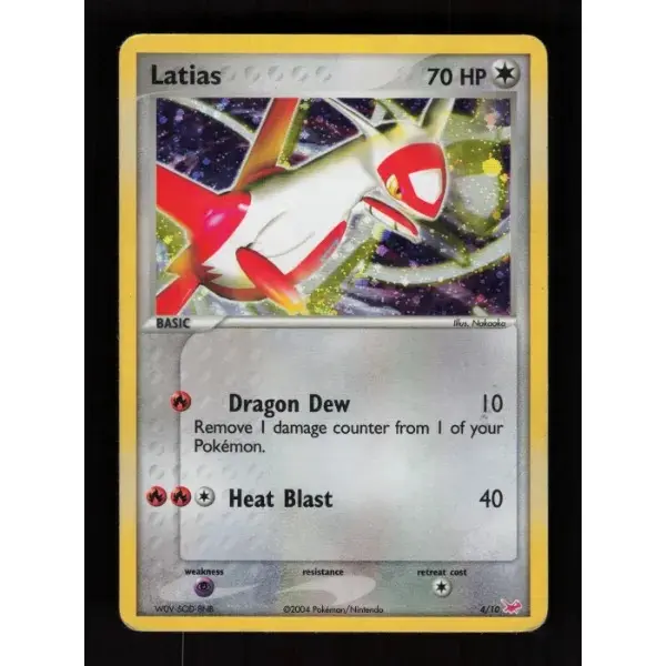 POKEMON TCG AUTHENTIC RAW SINGLES: Latias EX Trainer Kit Latias  46122 higly played english