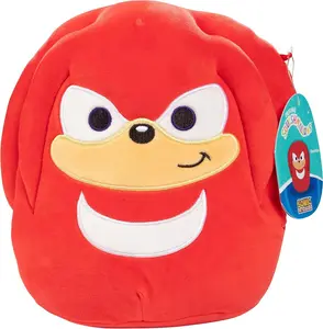 Squishmallows Original 8-Inch Knuckles - Sonic The Hedgehog- Official Jazwares Plush - Collectible Soft & Squishy SEGA Stuffed Animal Toy - Add to Your Squad - Gift for Kids, Girls & Boys