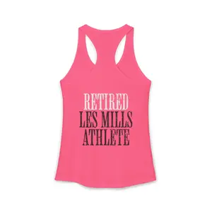 Retired Les Mills Athlete Workout Racerback Tank | Gym Humor Top