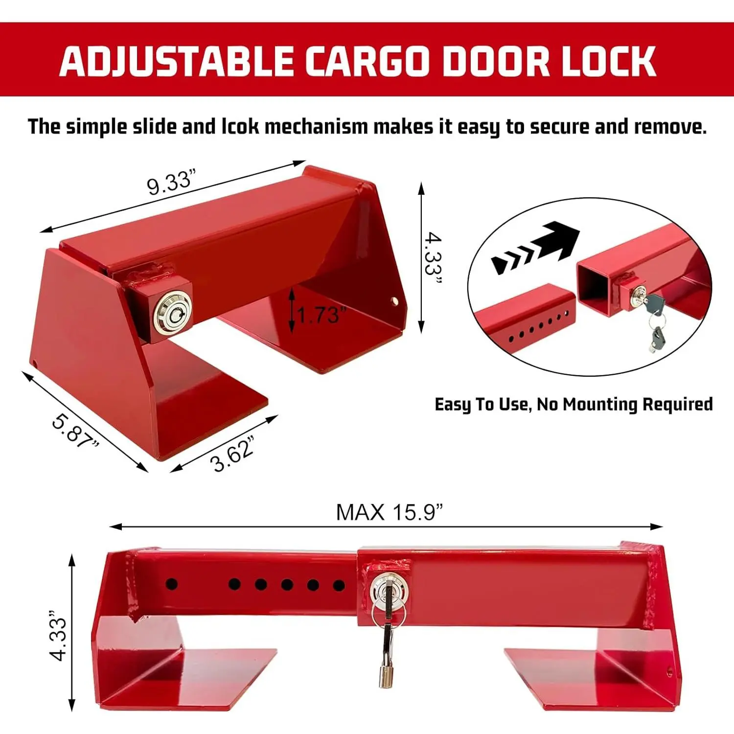 Heavy Duty Steel Transport Container Lock, Cargo Door Lock, Highest ...