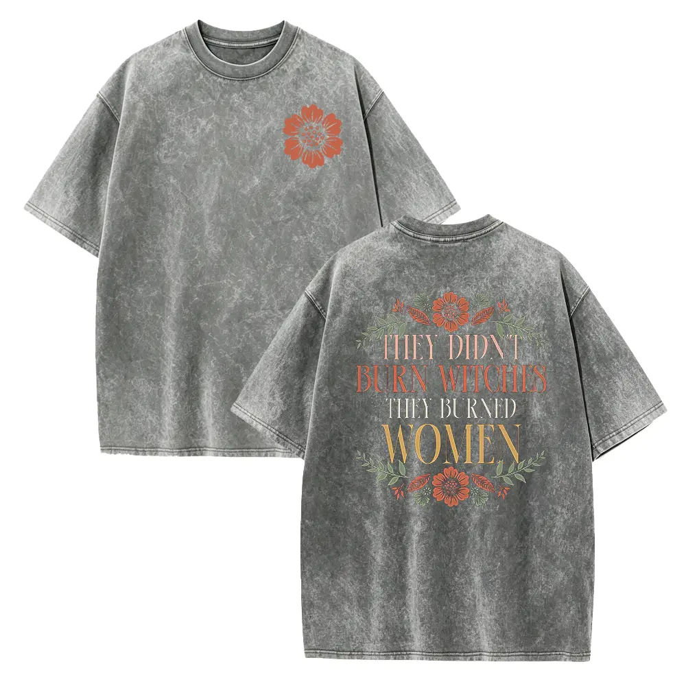 They Didn't Burn Witches They Burned Women Shirt, Witchy Feminist Shirt, Liberal Witch Shirt, Hex The Patriarchy Shirt, Salem, Handmaid
