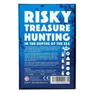Risky Treasure Hunting Deep Sea Adventure Board Game, Family Cooperative Strategy Game, Oxygen Limited Underwater Exploration Theme